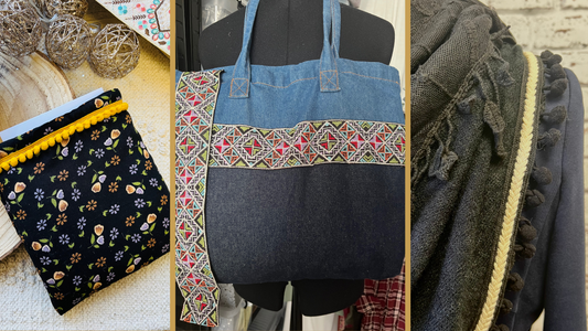 Tuto facile : customiser un sac ou une pochette avec un galon