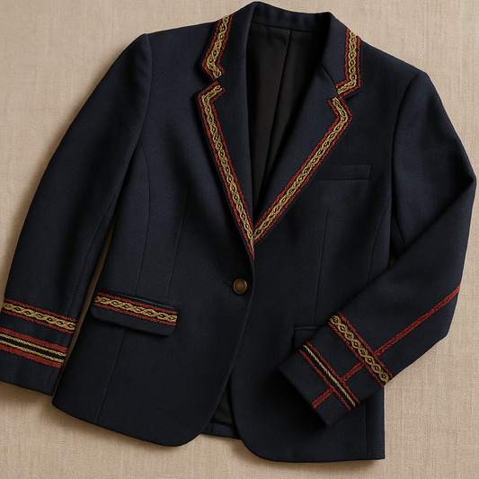 Comment customiser un blazer vintage avec des galons de couture ?