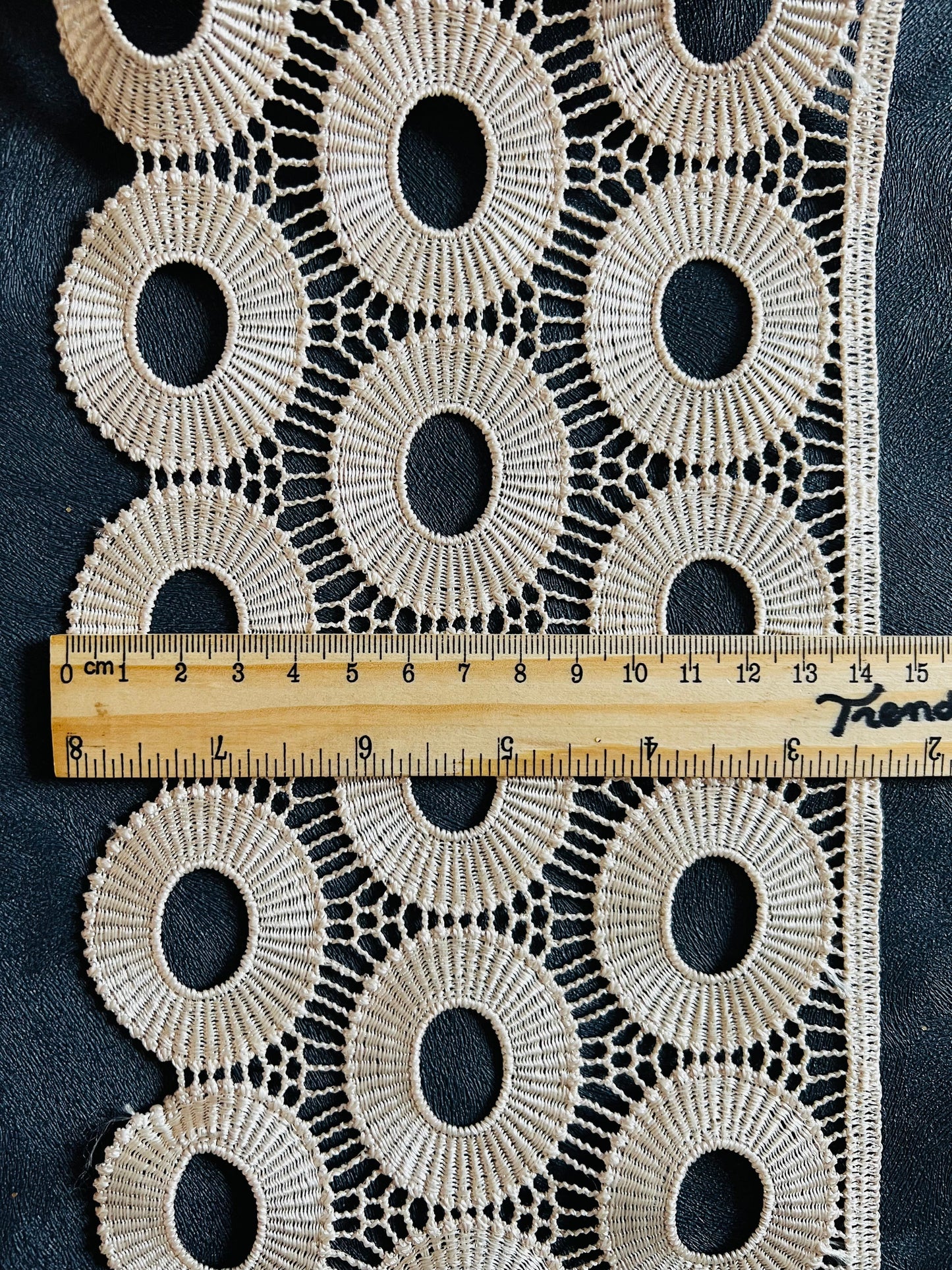 Galon crocheté extra large