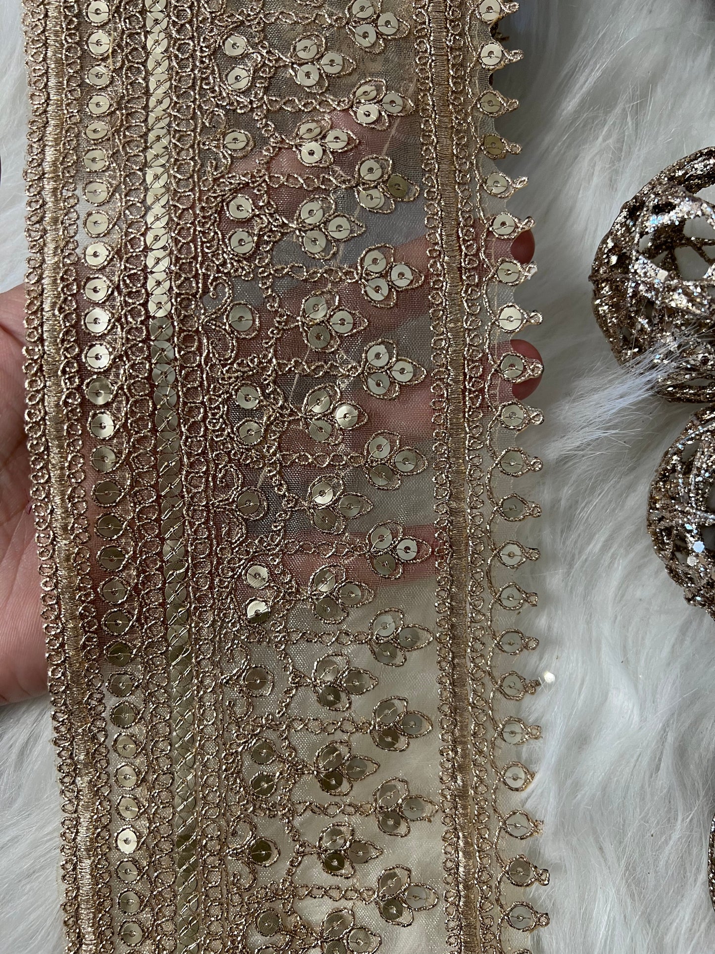 Galon sequin oriental festif