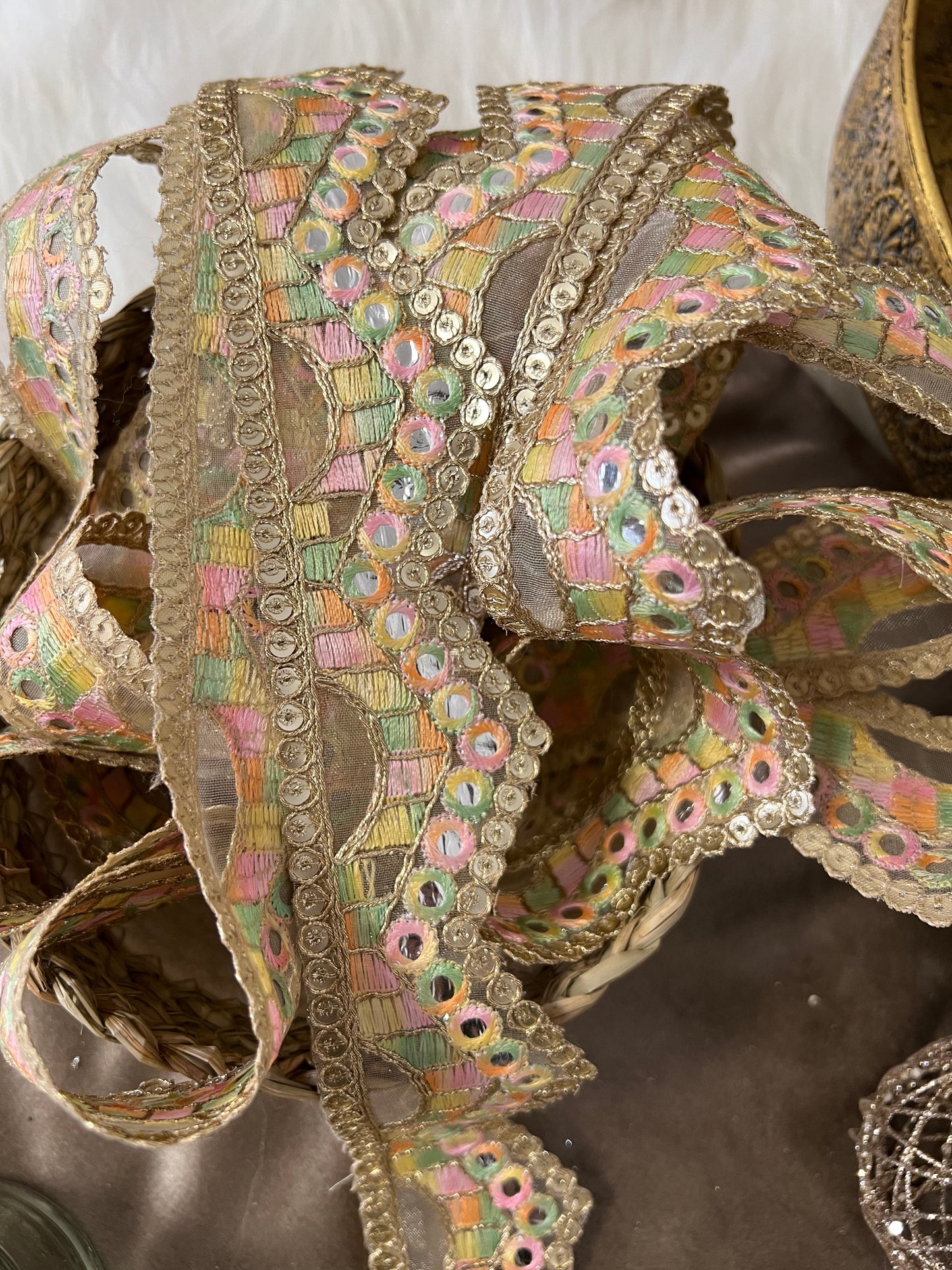 Galon sequin zigzag