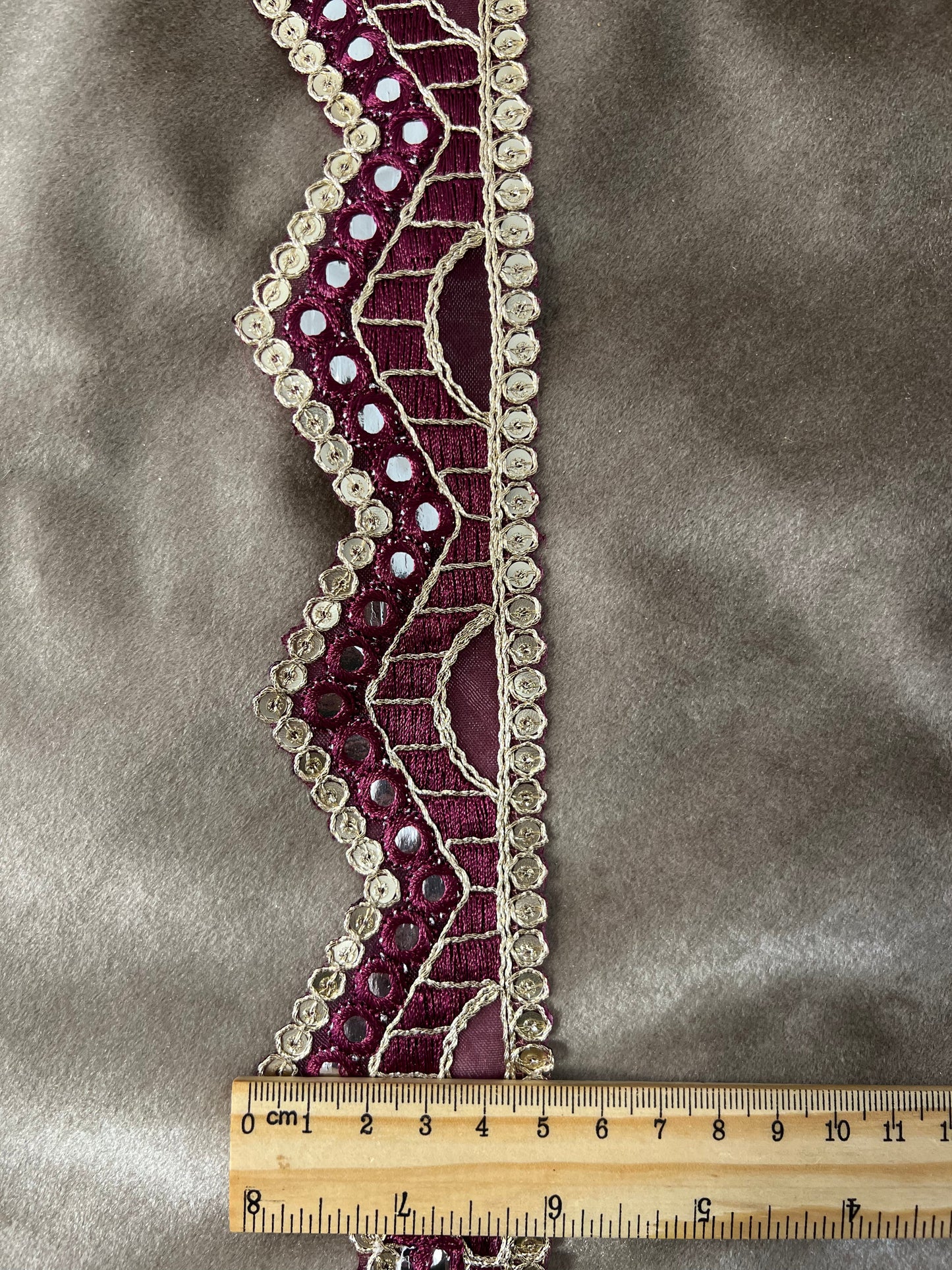 Galon sequin zigzag