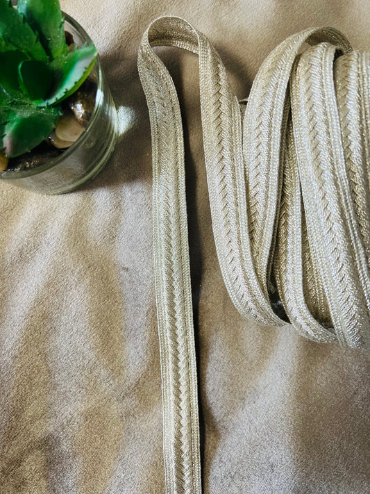 Galon épais tressé lumineux