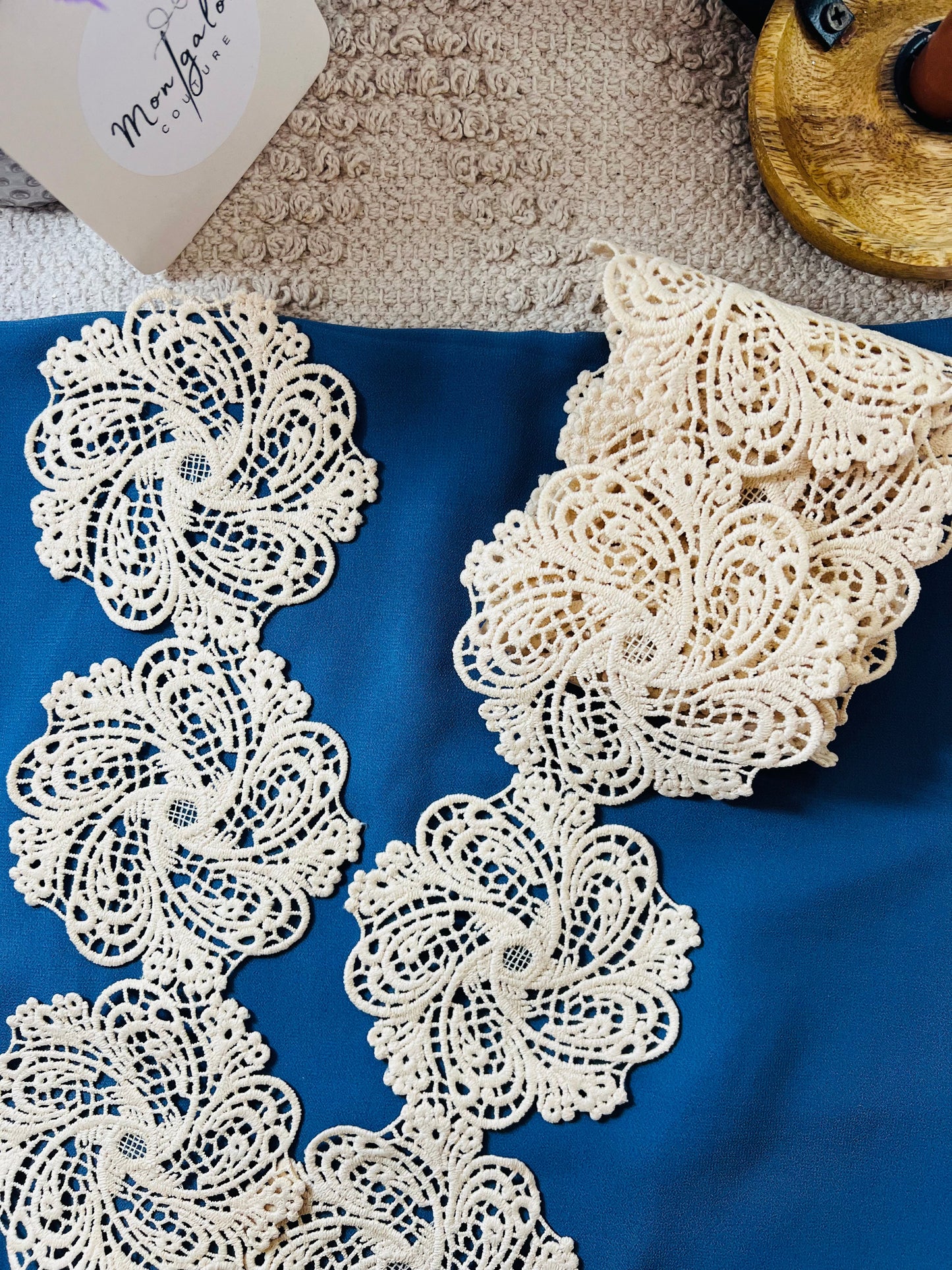 Galon cercle crocheté extra large