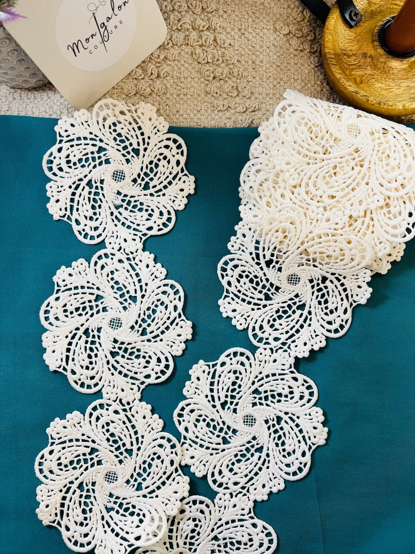 Galon cercle crocheté extra large