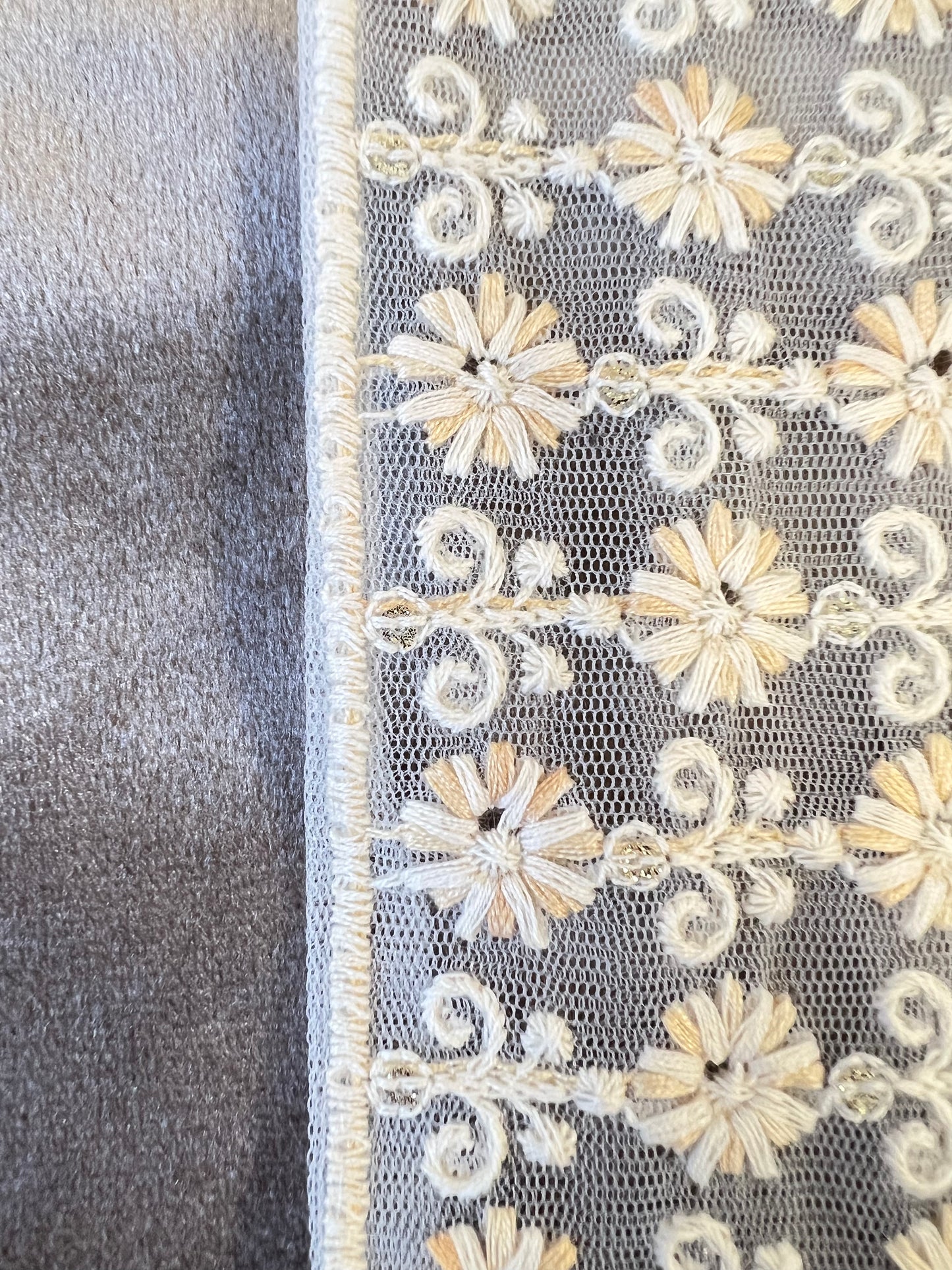 Galon dentelle et broderie. Différents coloris.