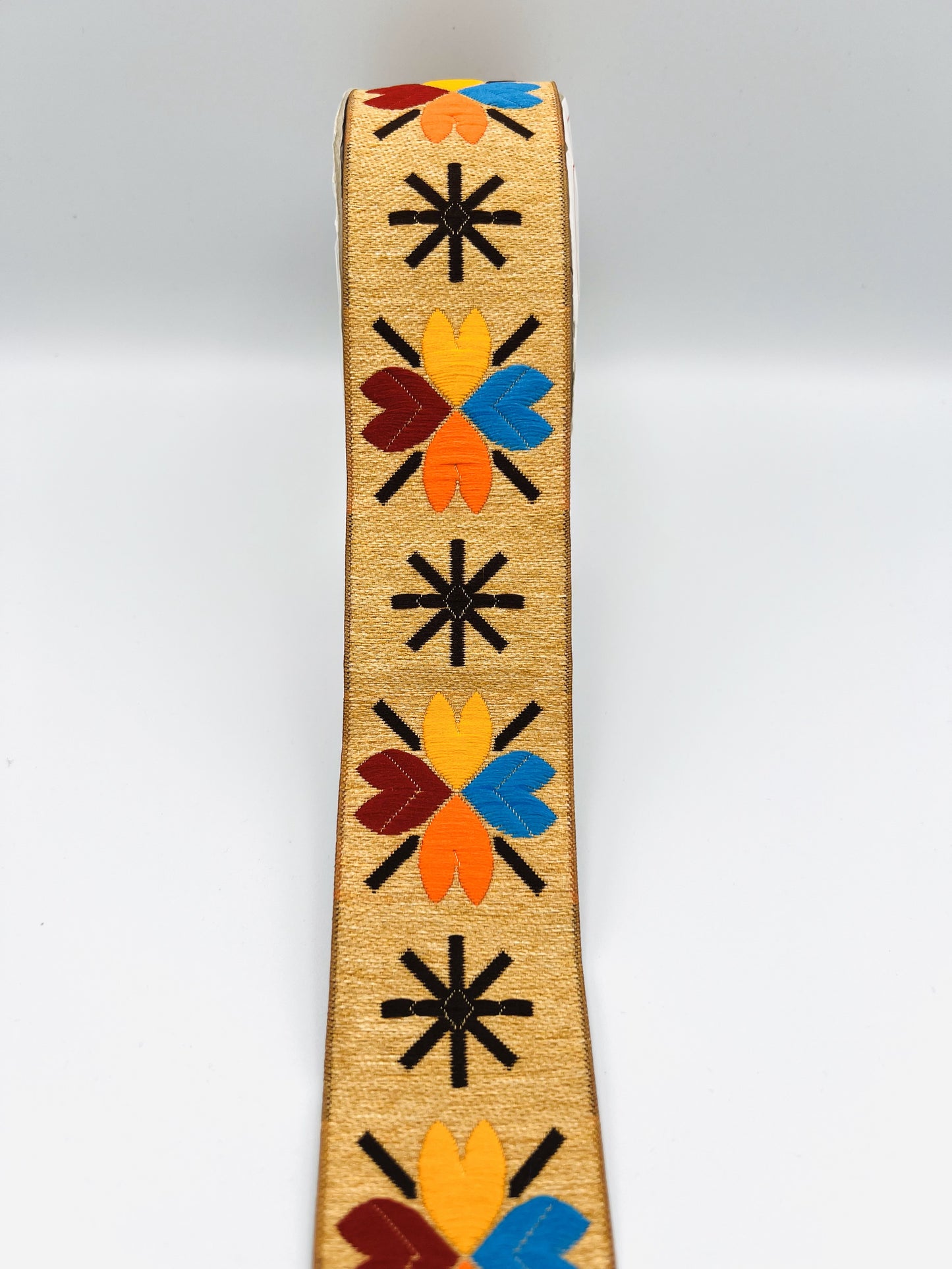 Galon bohème ethnique YANIS – 4,5 cm (8 mètres)