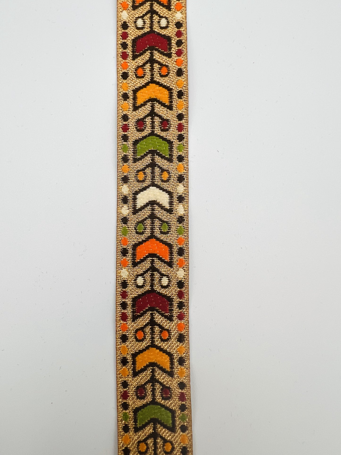 Galon bohème ethnique AZZUR – 2,5 cm (8 mètres)