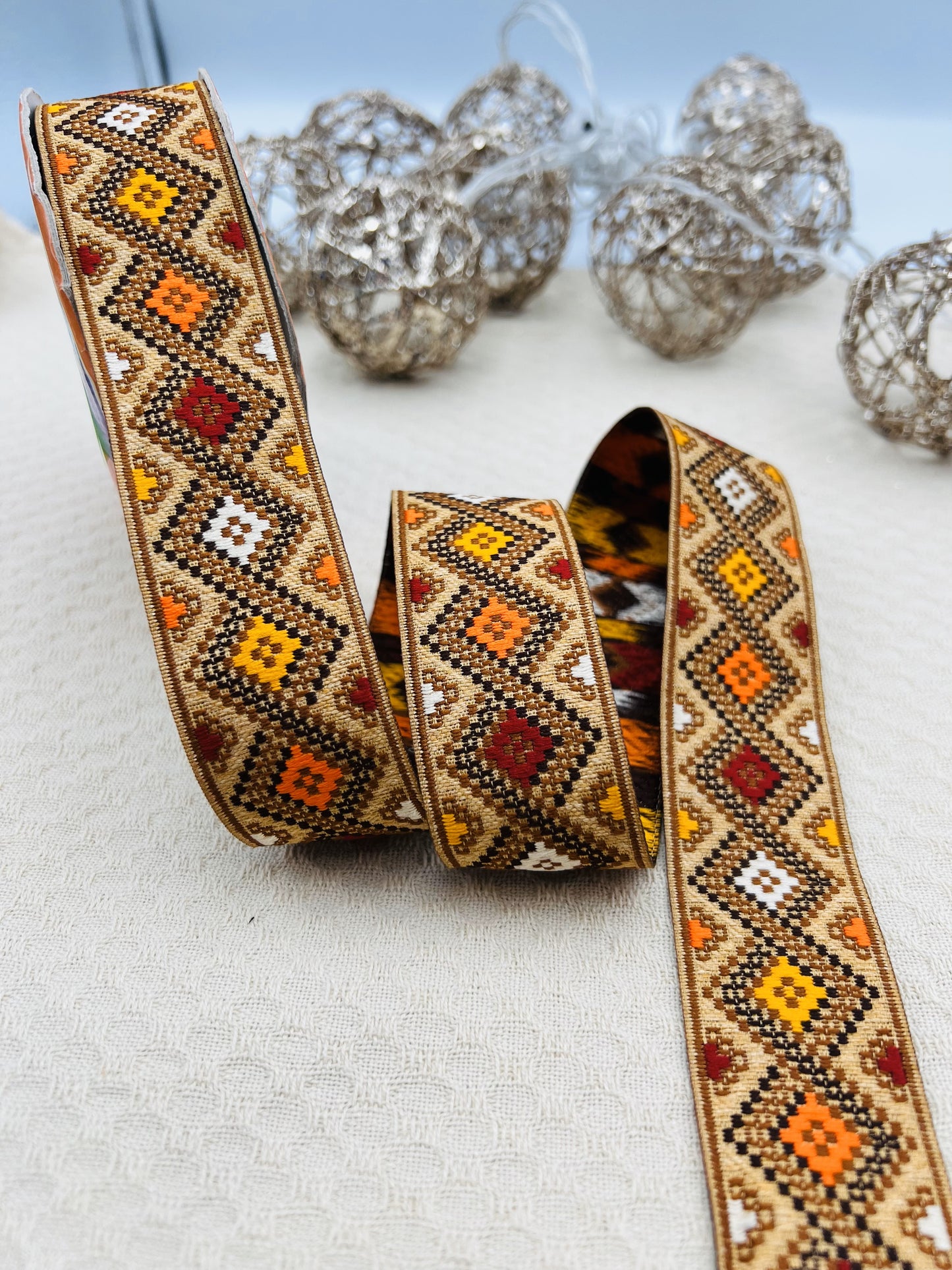 Galon de couture Ruban ethnique bohème ASIREM (4 mètres)