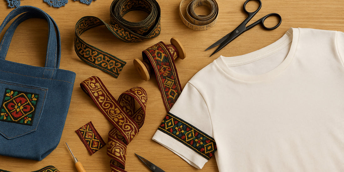 Tuto couture : customiser un t-shirt avec un galon coloré