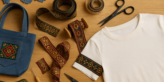 Tuto couture : customiser un t-shirt avec un galon coloré