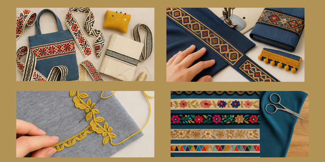 Projet couture week-end : 1 galon, 1 tissu, 1 création facile