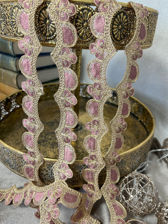 Ruban En Dentelle Tressée à Paillettes Vertes De 13 M Pour La Couture