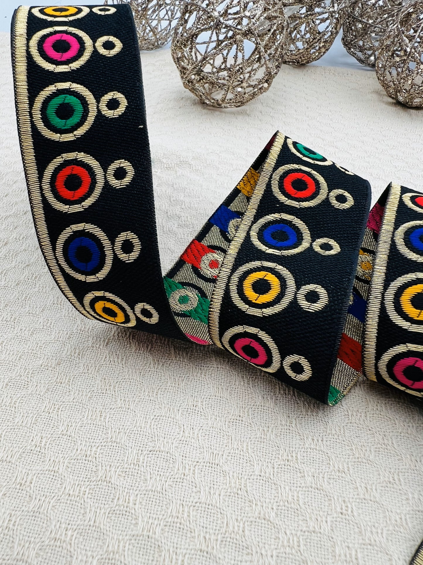 Galon de couture Ruban ethnique bohème YUBA (4 mètres)