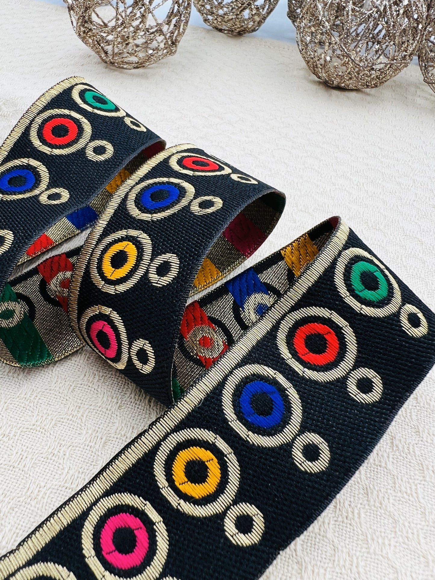 Galon de couture Ruban ethnique bohème YUBA (4 mètres)