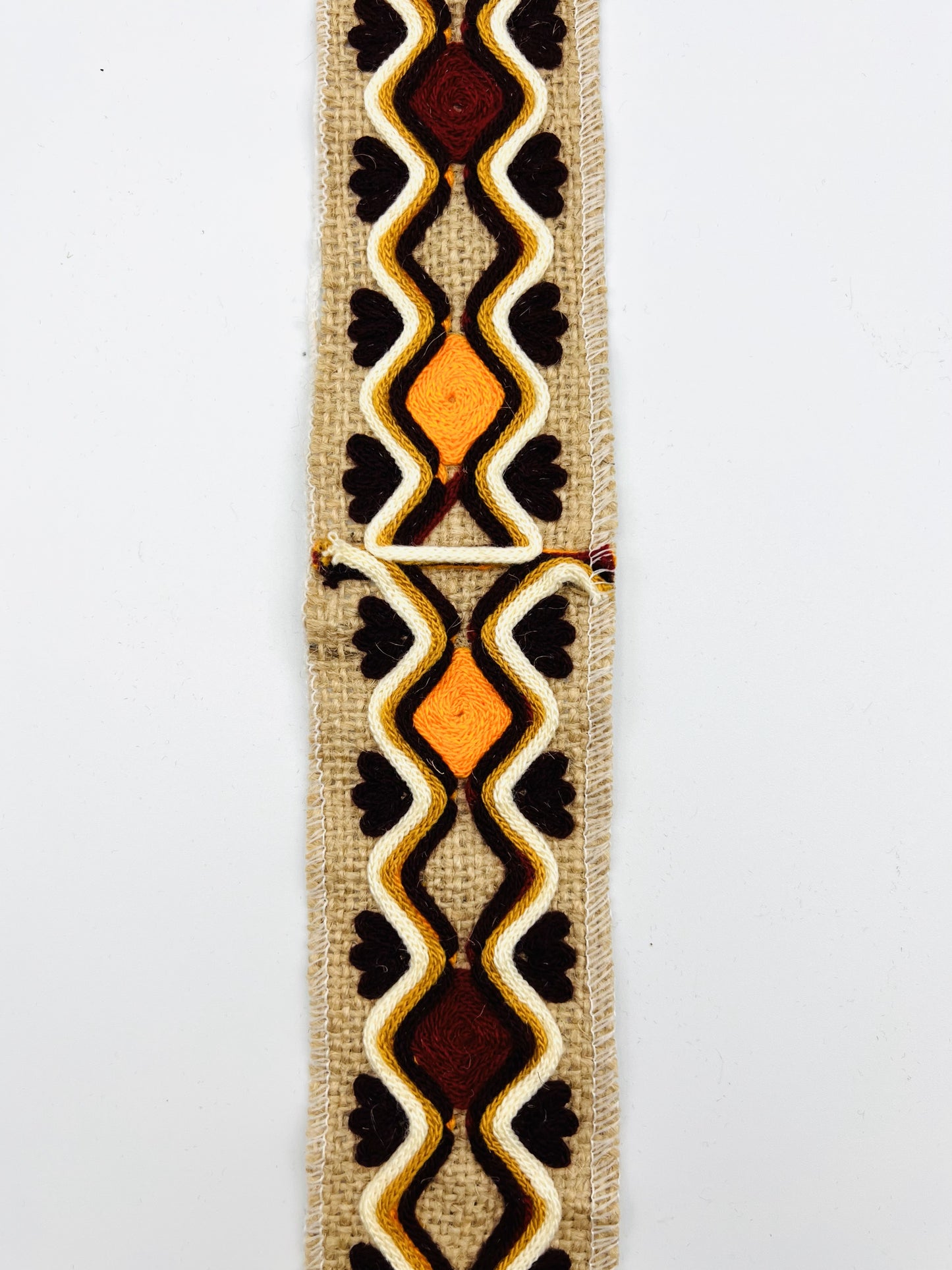 Large galon de couture ethnique ruban bohème AKRAD -3 mètres (+/-  5 cm)