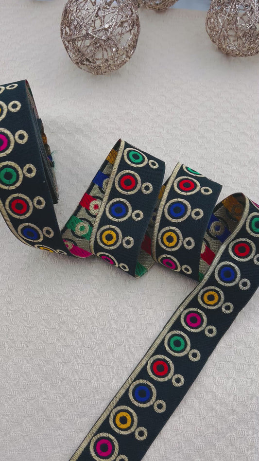 Galon de couture Ruban ethnique bohème YUBA (4 mètres)