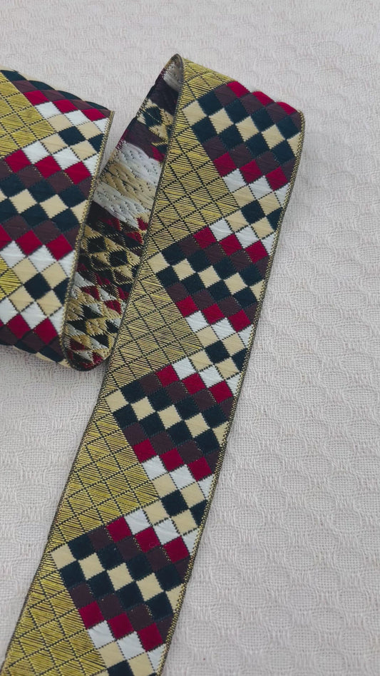 Galon de couture Ruban ethnique bohème AMAN (4 mètres)