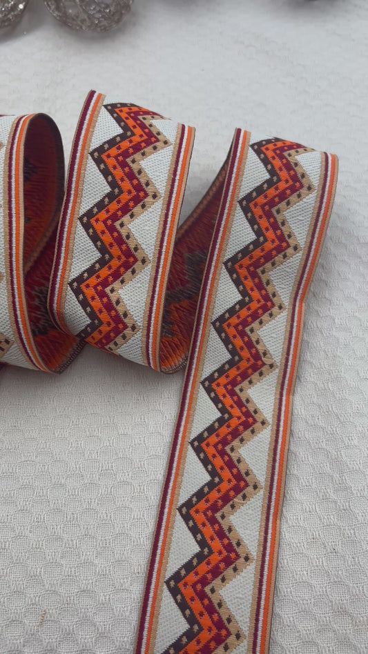 Galon de couture Ruban ethnique bohème TIZI (4 mètres)